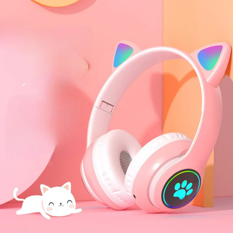 Bluetooth Headset Kitten with LED Ears