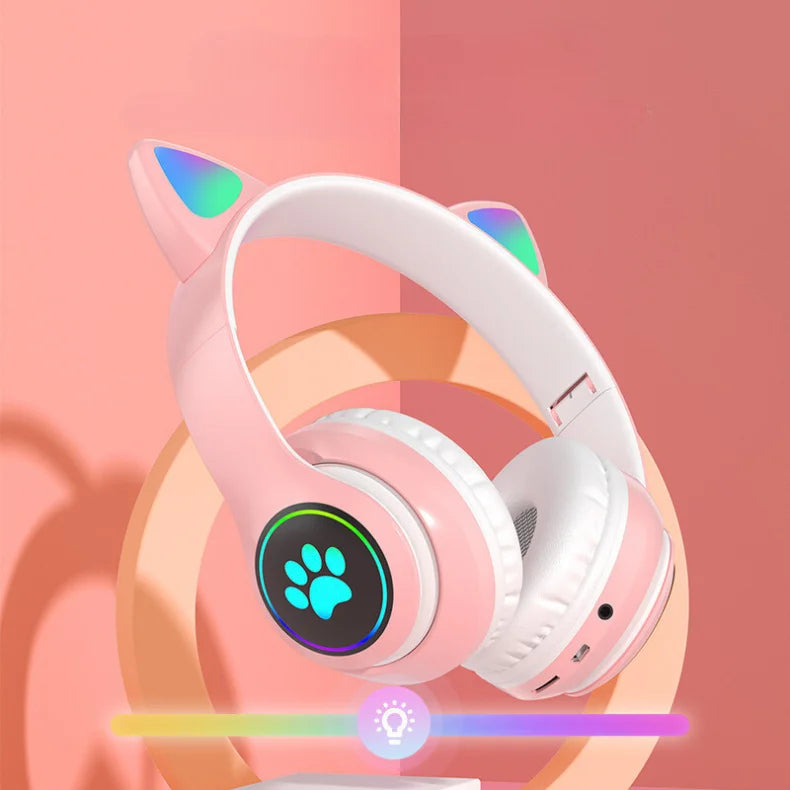 Bluetooth Headset Kitten with LED Ears