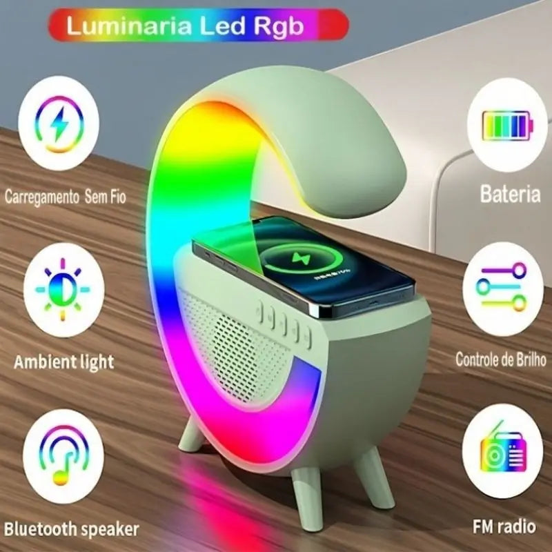 Luminária RGB Smart Wireless 5 em 1