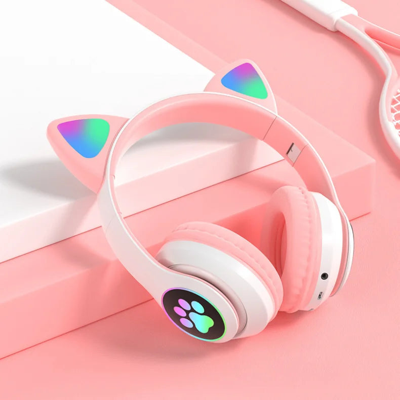 Bluetooth Headset Kitten with LED Ears